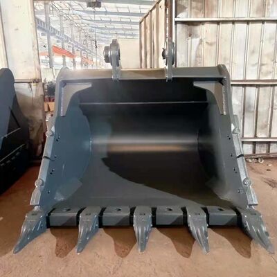 acheter L'excavateur est équipé d'un seau de roche lourd: online manufacture