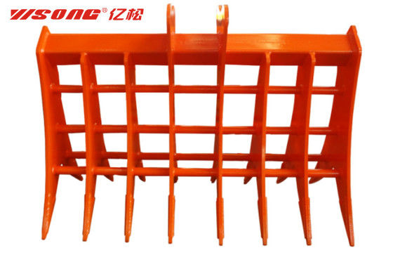 Jardinage / Aménagement du paysage 1/2′′ épaisseur de la tige Rip Excavator Bucket Rake Excavator Scoop Rake