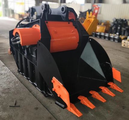 CE ISO usine OEM concasseur pièces jointes de concasseur de pierre Seau pour excavateur